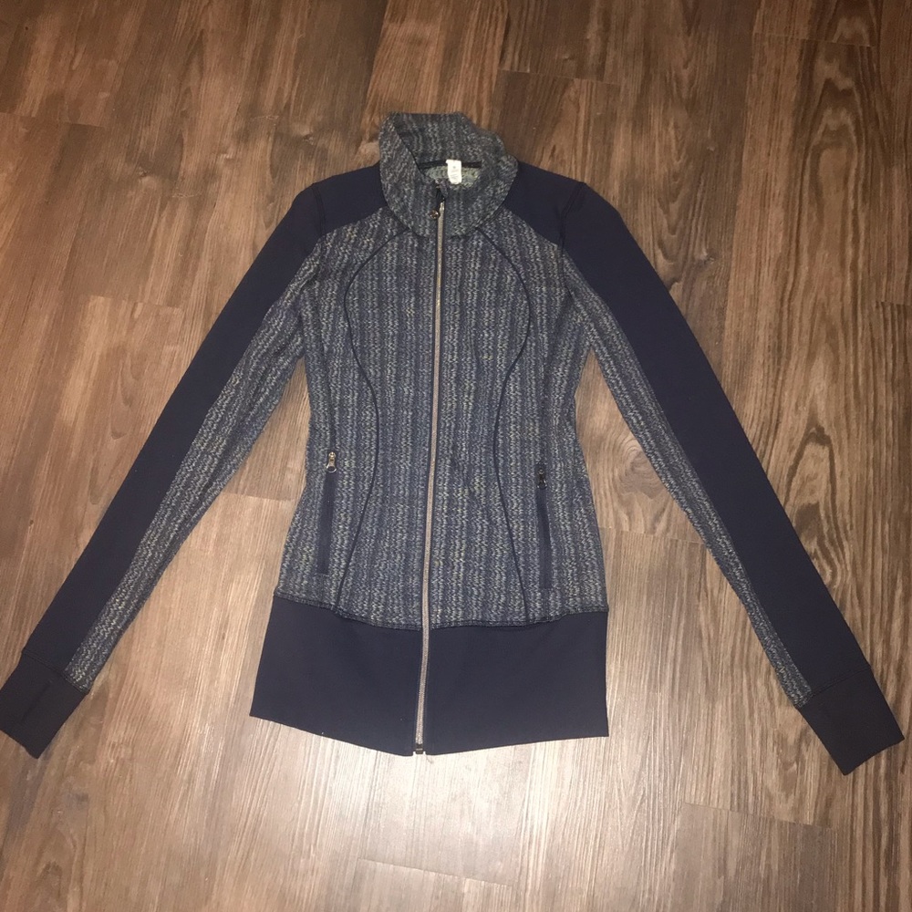 Rare Lululemon Navy Patterned Long Define Jacket